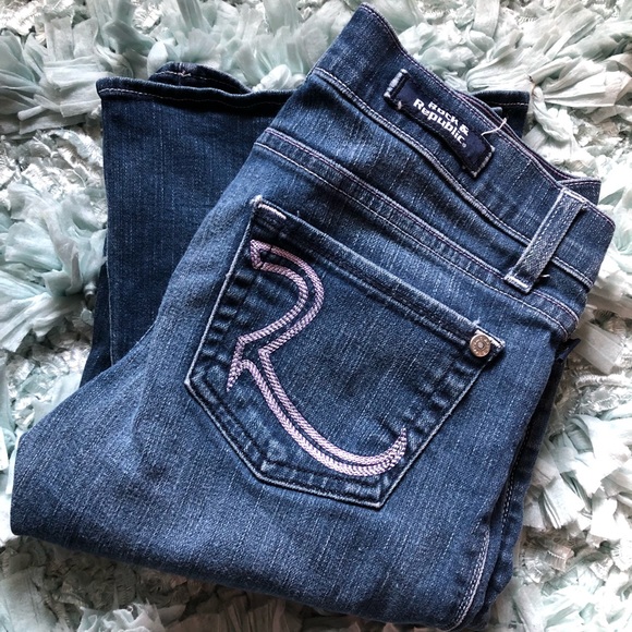Rock & Republic | boot cut blue jeans - Picture 1 of 6